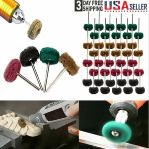 Kit Lucidatura Lucidatura Ruota Abrasiva 40X 25mm Mole Dremel Utensile Rotante - Foto 1 di 12