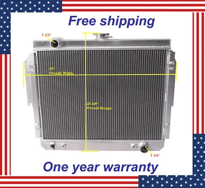 Radiator For 1979-1993 Dodge D150 D250 D350 W150 W250 Ram 5.2 5.9L V8 Aluminum - Image 1 of 4