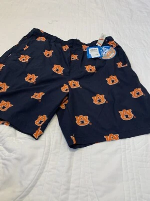 Columbia Mens Auburn Tigers Backcast Printed Shorts Navy Orange NEW With $50 Tag - Image 1 of 2