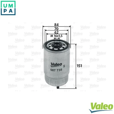 FUEL FILTER 587735 FOR HYUNDAI EMBERA/V GETZ/PRIME i30/II H300/Cargo iMAX i40 - Image 1 of 4