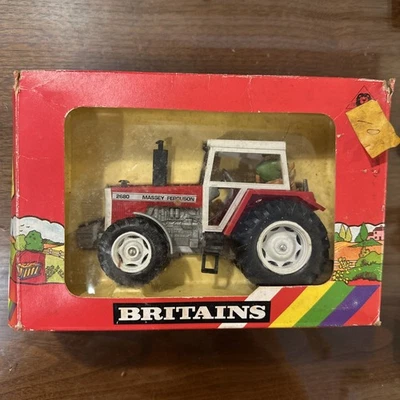 Vintage Britains Boxed 9520 Massey Ferguson Tractor MF2680 NIB  T24 - Image 1 of 4