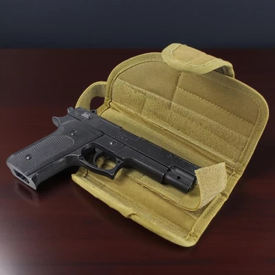 US Tactical Right Hand  MOLLE Gun Holster Nylon Handgun Holster for Belt or Vest - Image 1 of 4