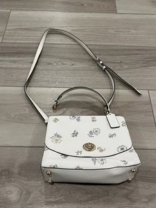 Limited Edition Coach Pusteblume Blumenmuster Tilly Top Griff | MÄNGEL - Bild 1 von 13