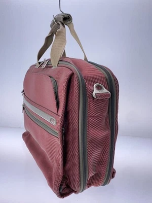 Maletín TUMI Nylon ROJO Liso 22121R4 de Japón Foto 1 de 4