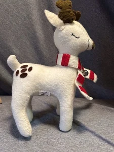 Filz Weihnachten Rentier mit Glocke & Schal Regal Tischdeko von Schlittenberg - Bild 1 von 7