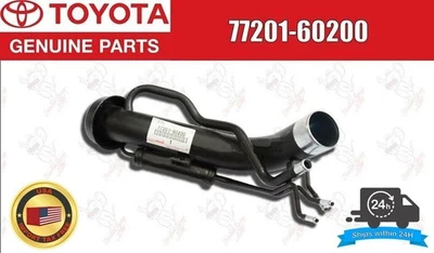 Toyota Genuine LAND CRUISER Pipe Sub Assy, Fuel Tank Inlet 77201-60200 OEM - Image 1 of 4