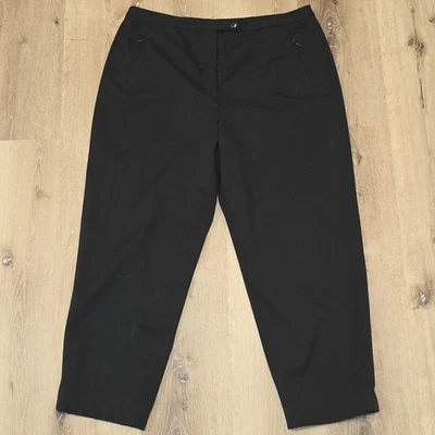 Talbots Pants Women's Size 16 Black Petites Stretch Workwear Dress Casual - Image 1 of 4