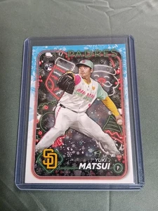 Yuki Matsui (RC) #H191 2024 Topps Baseball Holiday excelente estado. - Imagen 1 de 2