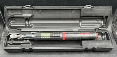 SNAP-ON ATECH1FR240B 1/4" DRIVE DIGITAL FLEX RATCHET TORQUE WRENCH 1 (MVP034625) - Image 1 of 4