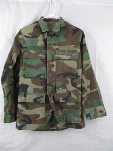 Camisa/Abrigo BDU X-Pequeño Regular Clima Frío Invierno Peso Bosque USGI Ejército - Imagen 1 de 2