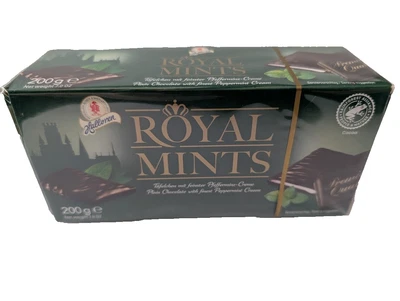 Halloren Mint Chocolate Thins with finest Peppermint Cream 200g/7.oz. - Image 1 of 3