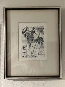 Salvador Dali - Don Quijote Teller signiert Radierung Sammlergilde Original COA - Bild 1 von 5