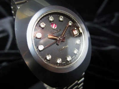 Reloj Automático Rado Diastar Esfera Negra Para Hombre Acero Inoxidable Hecho en Suiza Lujo Foto 1 de 4