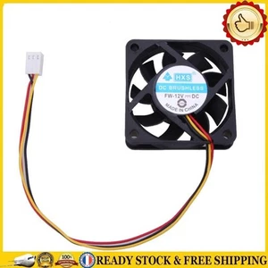 12V DC 6cm PC Cooling Portable Fan Ball Bearing 3 Pin Connector P4 - Afbeelding 1 van 3