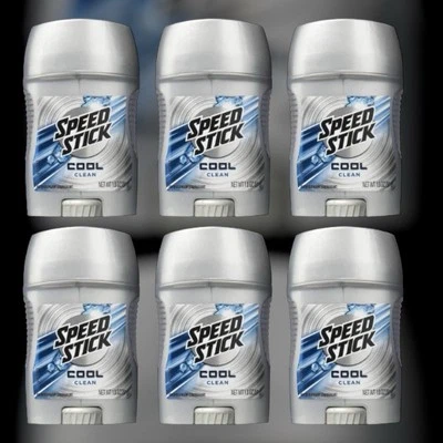 Paquete de 6 desodorantes antitranspirantes Speed Stick Cool Clean, 1,8 oz. Foto 1 de 2