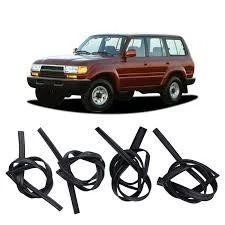 Toyota OEM Land Cruiser FJ80 Lexus LX450 1991-1997Front Rear Door Glass Run Set Foto 1 de 4
