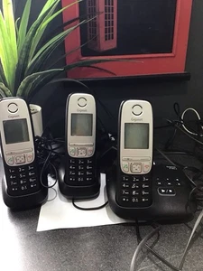 Gigaset A455A Advanced Schnurloses Telefon mit Anrufbeantworter Anrufsperre. 3er Set. - Bild 1 von 4