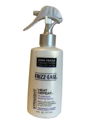 JOHN FRIEDA Frizz Ease Heat Defeat Protective Styling Spray STRAIGHT 6 oz NEW - Image 1 of 2