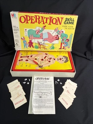 Vintage 1965 OPERATION Game Replacement Parts NON Working Smoking Doctor Box - Image 1 of 4