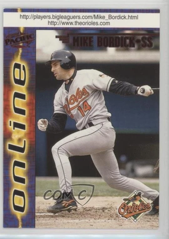 1998 Pacific Online Red Mike Bordick #83 - Image 1 of 2