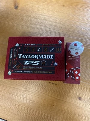 TaylorMade TP5 Pix Golf Balls 1 Box (12 Balls) - Las Vegas Dice Limited Edition