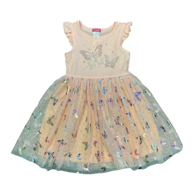 Zunie Girl Trendy Comfortable Stretch Lightweight Mesh Skirt Tutu Dress - Image 1 of 3