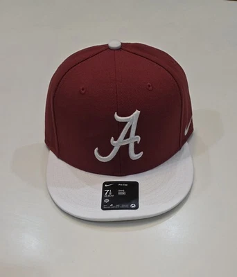 ALABAMA CRIMSON TIDE|Nike Fitted Pro Cap Dri-Fit Fitted Hat|Size 7 1/8 - Image 1 of 4