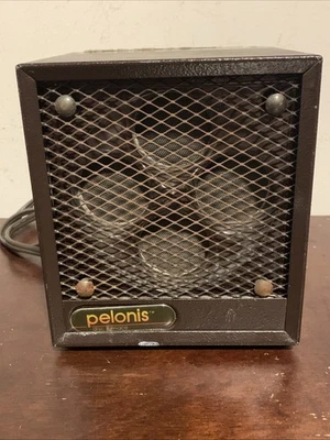 Calentador de horno de disco Pelonis vintage más ventilador P-861-VHC 120vV 60HZ 08/86 Foto 1 de 4