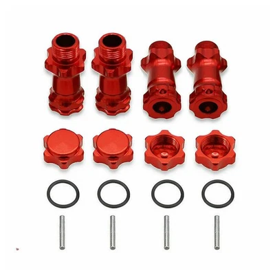 4PCS 17mm Aluminum Wheel Hex Hub 30mm Extension Adapter for 1:8 RC Model Car US - Image 1 of 4
