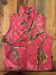 Women’s Realtree Pink Camo Vest XL - Picture 1 of 3