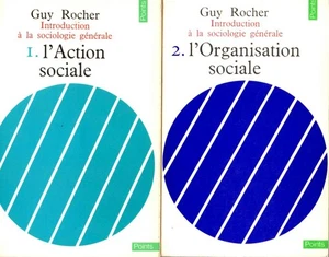 L'action sociale et l'organisation sociale Tomes 1 et 2 | Guy Rocher | Bon état - Picture 1 of 1