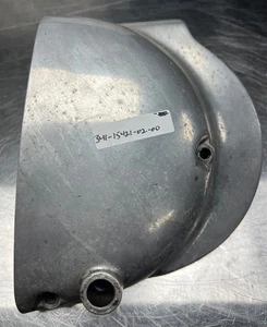 1973 1974 Yamaha TX750 Left Crankcase Sprocket Chain Cover 341-15421-02-00 - Foto 1 di 4