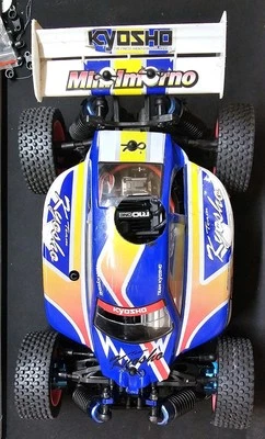 Kyosho Mini Inferno + Motore Regolatore Team Orion + Radiocomando Esc Spektrum  - Immagine 1 di 4