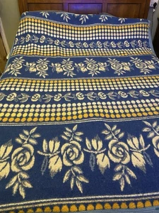 Vintage dicke Wolldecke Pullman Zug Memoribilia - schwer warm - Bild 1 von 7