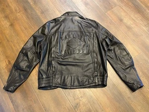 Harley Davidson Cuero American Legend 2XL con Letras Repujadas Raro XXL Para Hombres - Imagen 1 de 8