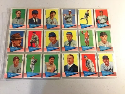 老式棒球集换卡套装Topps 1960-Fleer 1961-45卡 — 第 1/4 张图片