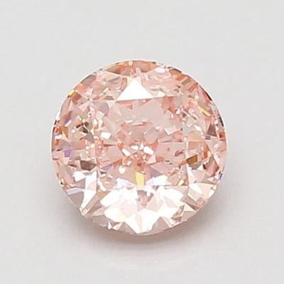 Round 1.03 Carat Fancy Intense Pink CVD VS1 IGI Loose Lab Grown Diamond - Image 1 of 3