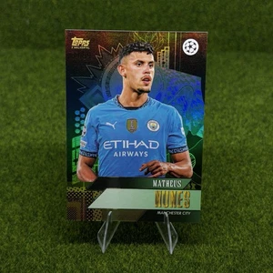 2024 MATHEUS NUNES /99 TOPPS X WALKERTKL UEFA CHAMPIONS LEAGUE CURRENT STARS - Picture 1 of 2