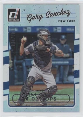 2017 Panini Donruss Stat Line Career /500 Gary Sanchez #126 - Image 1 of 2