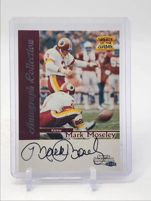 MARK MOSELEY 1999 FLEER DEPORTES ILUSTRADOS GRANDES DEL JUEGO AUTOMÁTICO Foto 1 de 2