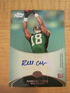 2011 Topps Prime Randall Cobb Packers/Texans Auto Rookie 137/270 Card #55 - Picture 1 of 2