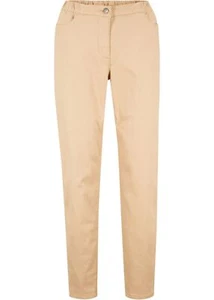 Karottenhose aus Bio-Baumwolle Komfortbund Gr 46 Latte Macchiato Damenpants Neu* - Bild 1 von 1