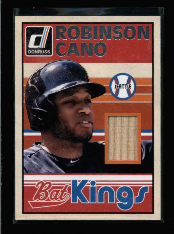 ROBINSON CANO 2014 DONRUSS BAT KINGS JUEGO USADO BAT RELIC AZ6786 Foto 1 de 1