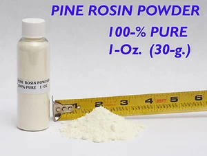 1 oz. POLVO DE ROSINA MOLIDA FINA PURA deportes violín arco baile gimnasia ballet - Imagen 1 de 1