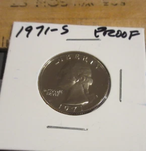 1971 S Washington PP Quarter - Bild 1 von 2