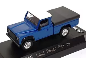 Solido 1/43 Scale 1546 - Land Rover Pick-Up Truck - Blue/White - Picture 1 of 5