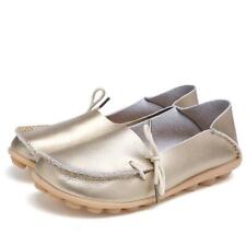 New Women's Moccasins Empress Classics Leather Round Toe Shoes For Party