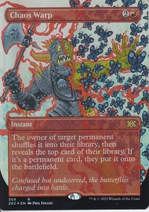 Chaos Warp MTG CCG Modern Masters 2022 Foil Borderless - Picture 1 of 1
