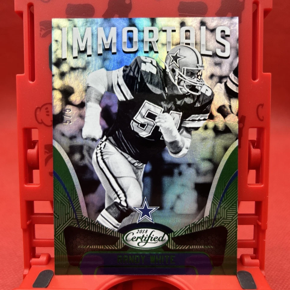 2018 Certified Immortals Mirror Green 5/5 Randy White #134 - Image 1 of 3