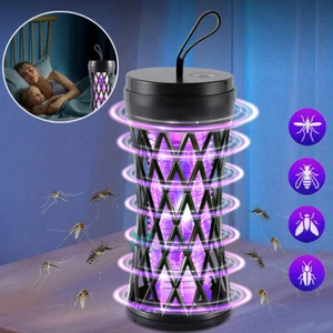 Electric Fly Gnat Killer Lamp Pests Fly Insect Trap Mosquito Bug Zapper 3,000V - Picture 1 of 17